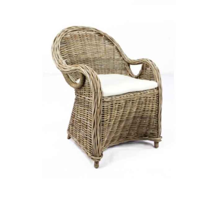 Стол Трапезен Парма Ратан Сив-Chair Dining Parma Rattan Grey 64X70H87см-19dCj.jpeg