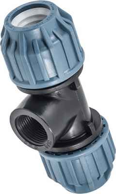 Тройник вътрешна (женска) резба 16 bar