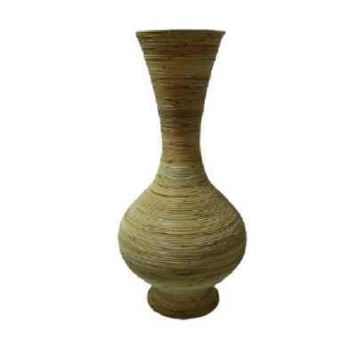 Ваза Блонд Стрипе-Vase Blond Stripe D50H130см