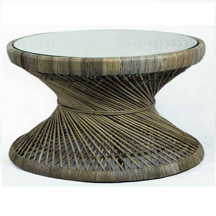 Маса Туист Ратан Сива-Table Twist Rattan Grey D80H48см-DliMC.jpeg