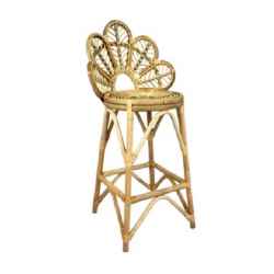 Бар Стол Цвете Ратан Блонд-Barchair Rattan Blond