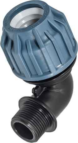 Коляно външна (мъжка) резба 16 bar