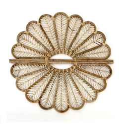 Декорация за Стена Ратан Блонд-Wall Deco Rattan Blond D150см