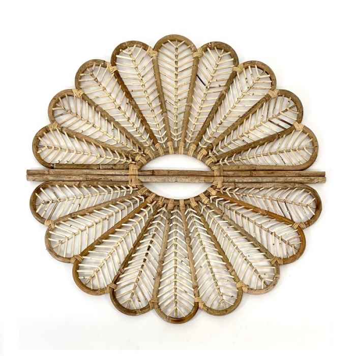 Декорация за Стена Ратан Блонд-Wall Deco Rattan Blond D150см-JibP7.jpeg