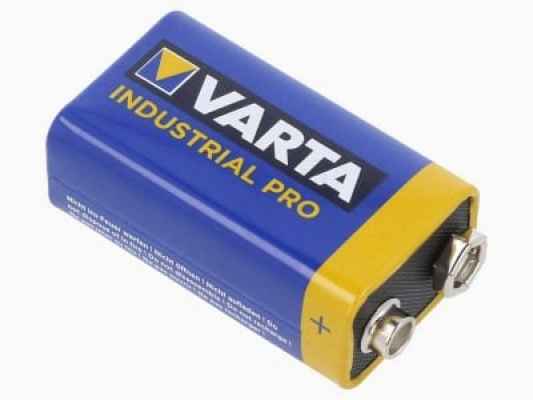 Алкална батерия 9V Varta Industrial PRO