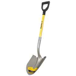 Обла лопата с дръжка от фибростъкло