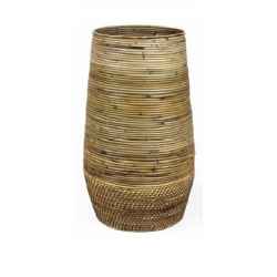 Ваза Ломбок Сив/Блонд-Basket Lombok Grey/Blond D31/40H68см