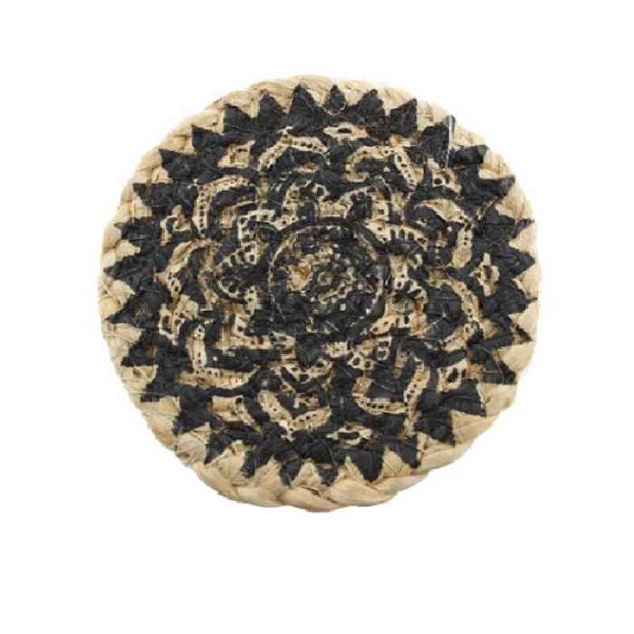 Подложка за чаша-Coaster Jute Natural/Black D10см-aIkdH.jpeg