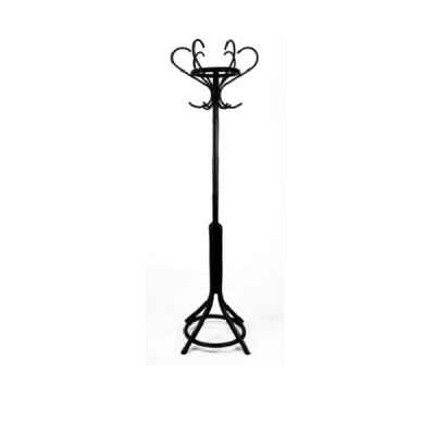 Закачалка Ратан/Черна-Coat Rack Rattan Black 50X50H195см-KD