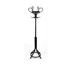 Закачалка Ратан/Черна-Coat Rack Rattan Black 50X50H195см-KD