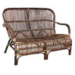 Канапе Спайдер Ратан Кафяв-Bench Bandung Spider Rattan Brown B130D82H86см