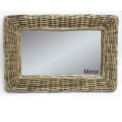 Огледало Антик Сиво-Spiegel Antique Grey 65X45H3см