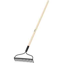 Градинско гребло – дървена дръжка