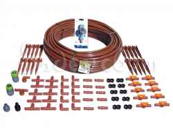 Комплект за капково напояване 100 м. с механичен таймер