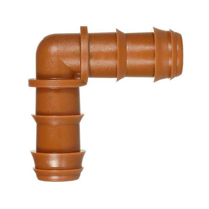 Коляно Ф16 - за капков маркуч - кафяво-oigMy.jpeg