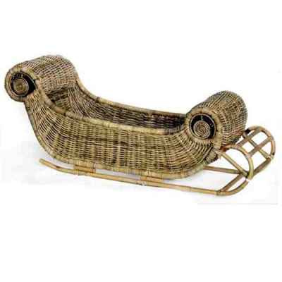 Коледна Шейна Ратан-Sleigh Rattan 180X55H70см