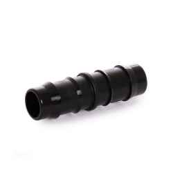 Съединител Ф16 - за капков маркуч Ф16- черен