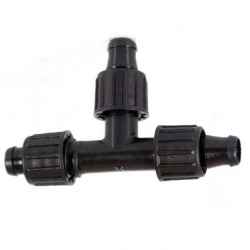 Тройник за лентов капков маркуч Ф16