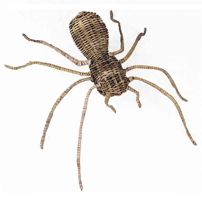 Паяк Ратан Сив-Spider Rattan Grey 36X43H15см-y3zyJ.jpeg