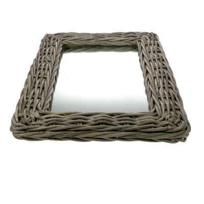 Огледало Антик Сиво-Spiegel Antique Grey 85X64H3см